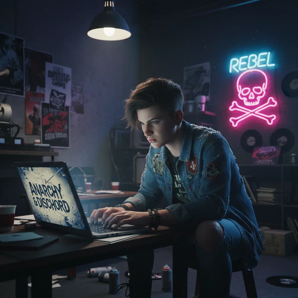 Punk Grunge Design 2026: Pemberontakan Estetika yang Kembali Tren